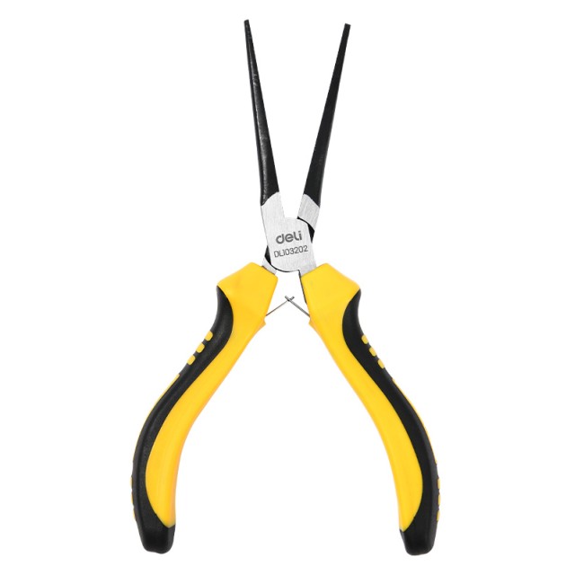 DELI μυτοτσίμπιδο ίσιο DL103202 με αντιολισθητικές λαβές, 150mm