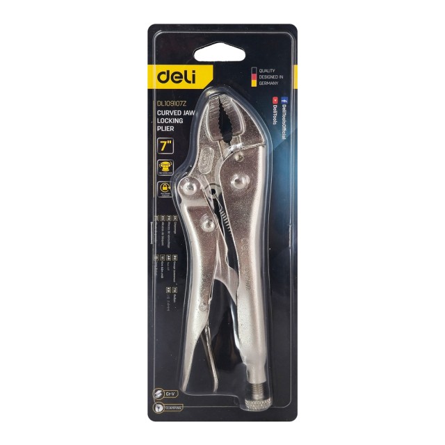 DELI πένσα γκριπ DL109107Z, 180mm DELI πένσα γκριπ DL109107Z, 180mm