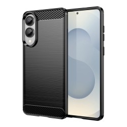 POWERTECH Θήκη Carbon MOB-2009 για Samsung S25 Edge, μαύρη