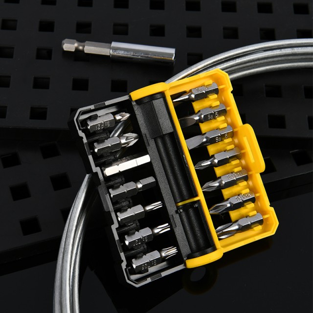 DELI σετ μύτες κατσαβιδιού DL251201 με αντάπτορα, μαγνητικές, 15τμχ DELI σετ μύτες κατσαβιδιού DL251201 με αντάπτορα, μαγνητικές, 15τμχ