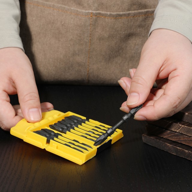 DELI σετ μύτες κατσαβιδιού DL252202 για δραπανοκατσάβιδο διπλή κεφαλή, σταυρωτές, PH2x65mm, 10τμχ DELI σετ μύτες κατσαβιδιού DL252202 για δραπανοκατσάβιδο διπλή κεφαλή, σταυρωτές, PH2x65mm, 10τμχ