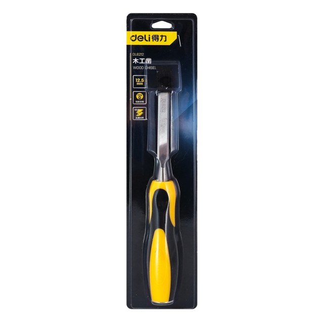 DELI σκαρπέλο ξύλου DL6212 με αντιολισθητική λαβή, 12.5mm DELI σκαρπέλο ξύλου DL6212 με αντιολισθητική λαβή, 12.5mm