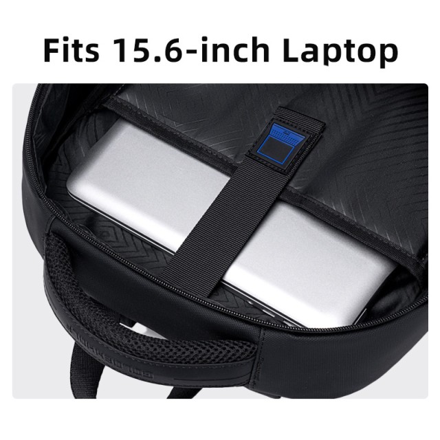 GOLDEN WOLF τσάντα πλάτης GB00711 με θήκη laptop 15.6", 27L, μαύρη GOLDEN WOLF τσάντα πλάτης GB00711 με θήκη laptop 15.6", 27L, μαύρη