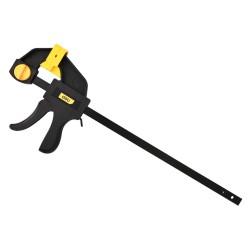 DELI σφιγκτήρας σκανδάλης DL110112 με μέγιστο άνοιγμα 300mm, μαύρος