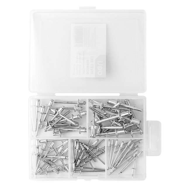 DELI σετ πριτσίνια DL236906, χάλυβας άνθρακα, 2.4-6.4mm, 75τμχ DELI σετ πριτσίνια DL236906, χάλυβας άνθρακα, 2.4-6.4mm, 75τμχ