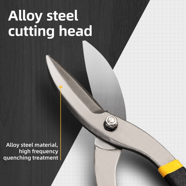 DELI ψαλίδι λαμαρίνας DL25912 με αντιολισθητικές λαβές, 300mm