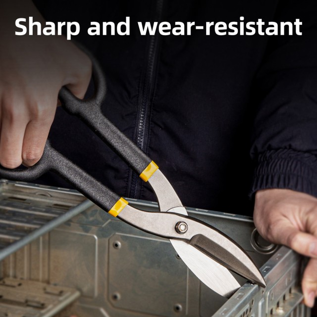 DELI ψαλίδι λαμαρίνας DL25912 με αντιολισθητικές λαβές, 300mm