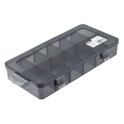 DELI ταμπακιέρα DL432304, 12 θέσεων, 26x13.5x4.4cm, πλαστική, μαύρη