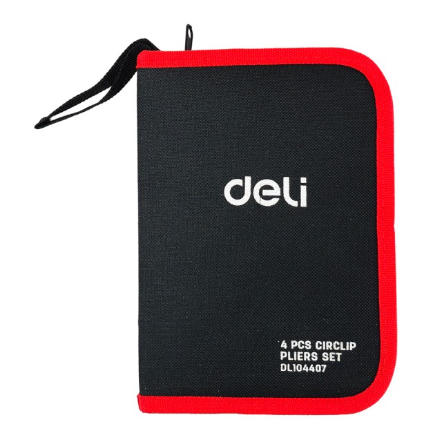 DELI σετ ασφαλειοτσίμπιδα DL104407 με θήκη, 175mm, 4τμχ DELI σετ ασφαλειοτσίμπιδα DL104407 με θήκη, 175mm, 4τμχ