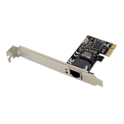POWERTECH κάρτα επέκτασης PCIe σε 1x RJ45 ST714, 1000Mbps, RTL8111C