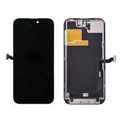 TW INCELL LCD για iPhone 14 Pro, camera-sensor ring, earmesh, μαύρη TW INCELL LCD για iPhone 14 Pro, camera-sensor ring, earmesh, μαύρη