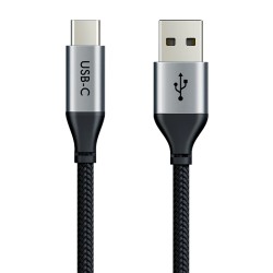 CABLETIME καλώδιο USB-C σε USB CT-C160-PU32-CMAMN1, 3A, 480Mbps, 0.25m, μαύρο