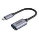 CABLETIME αντάπτορας USB-C σε USB CT-CMAF10-AGL, 10Gbps, γκρι