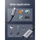 CABLETIME αντάπτορας USB-C σε USB CT-CMAF10-AGL, 10Gbps, γκρι
