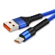 CABLETIME καλώδιο USB-C σε USB CT-C160-PU32-CMAM, 2.4A, 480Mbps, 1m, μπλε
