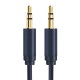 CABLETIME καλώδιο ήχου 3.5mm CT-AV301-H11G, gold plated, 1m, μπλε