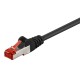 GOOBAY καλώδιο δικτύου 68687, CAT 6A S/FTP, 250MHz, copper, 0.5m, μαύρο