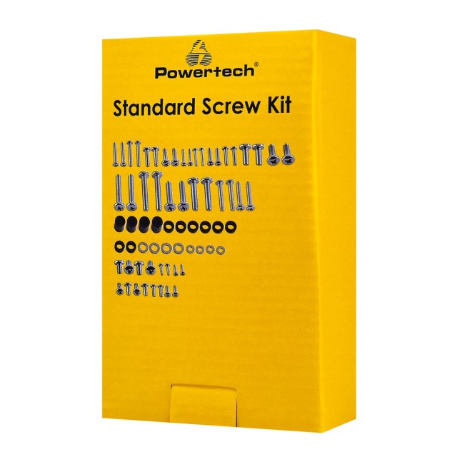 POWERTECH κιτ βιδών PT-1446 για εγκατάσταση βάσης τηλεόρασης, 68τμχ