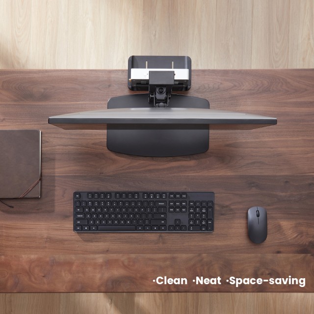 POWERTECH βάση γραφείου οθόνης PT-1449 με βάση mini PC, 17-32", έως 8kg