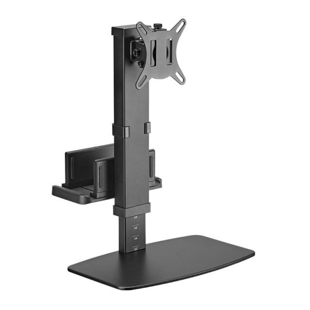 POWERTECH βάση γραφείου οθόνης PT-1449 με βάση mini PC, 17-32", έως 8kg