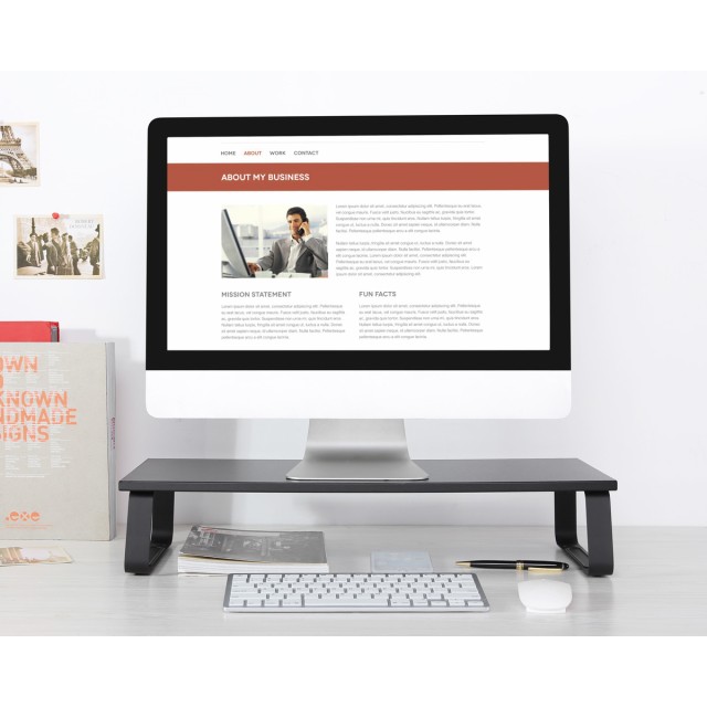 POWERTECH επιτραπέζια βάση οθόνης/laptop PT-1444, 13-32", έως 20kg, μαύρη