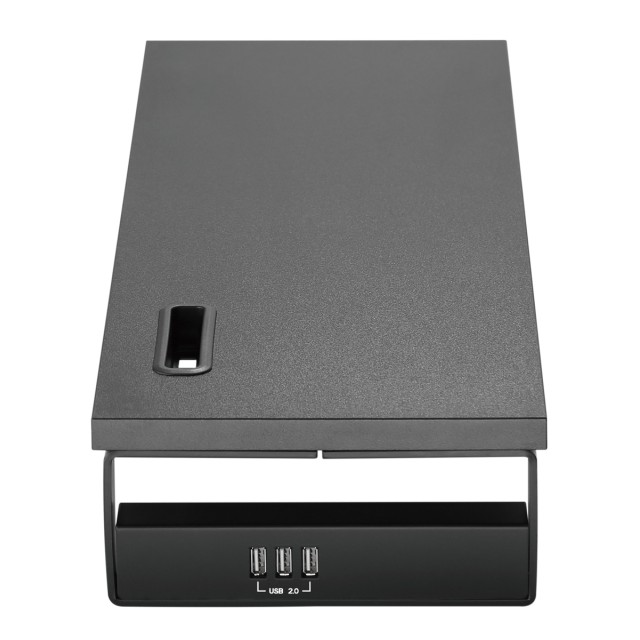 BRATECK επιτραπέζια βάση για οθόνη/laptop STB-118 με 3x USB θύρες, 17-32", έως 20kg, μαύρη