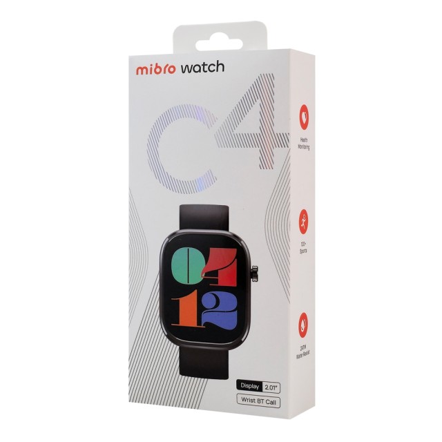 MIBRO smartwatch C4, heart rate, 2.01" TFT, 2 ATM, γκρι MIBRO smartwatch C4, heart rate, 2.01" TFT, 2 ATM, γκρι