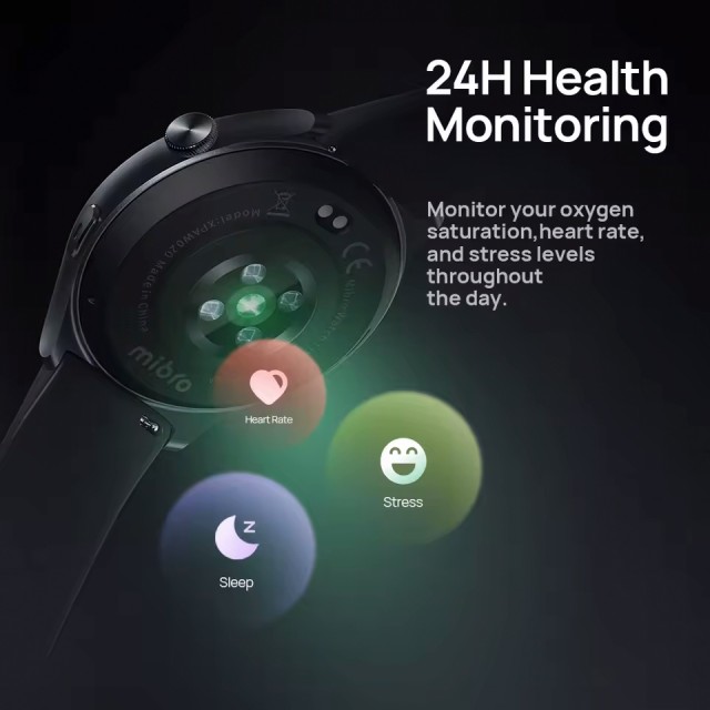 MIBRO smartwatch Lite 3 με 2x λουράκια, heart rate, 1.3" AMOLED, 2 ATM, γκρι/καφέ MIBRO smartwatch Lite 3 με 2x λουράκια, heart rate, 1.3" AMOLED, 2 ATM, γκρι/καφέ