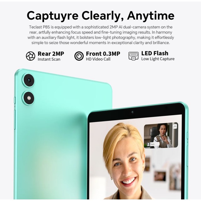 TECLAST tablet P85 2025, 8", 3/64GB, Android 15, 5000mAh, μπλε TECLAST tablet P85 2025, 8", 3/64GB, Android 15, 5000mAh, μπλε