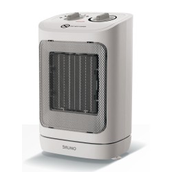 BRUNO BRN-0255 Κεραμικό Αερόθερμο 2000W με θερμοστάτη, ανεμιστήρα και αυτόματη περιστροφή, λευκό
