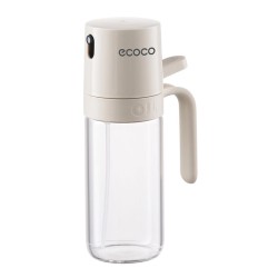 ECOCO γυάλινο δοχείο λαδιού E24235 με ψεκαστήρα, 250ml, γκρι