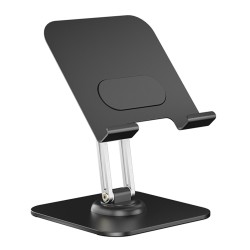 POWERTECH επιτραπέζια βάση για tablet PT-1494, foldable, μαύρη