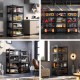 HOME USE μεταλλική ραφιέρα HUH-0248 με 5 ράφια, 90x40x183cm, μαύρη HOME USE μεταλλική ραφιέρα HUH-0248 με 5 ράφια, 90x40x183cm, μαύρη
