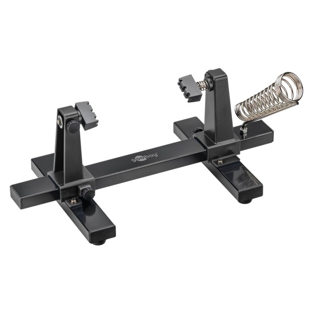 GOOBAY βάση στήριξης πλακέτας 76559 με θέση για κολλητήρι, 360°, μαύρη GOOBAY βάση στήριξης πλακέτας 76559 με θέση για κολλητήρι, 360°, μαύρη