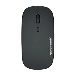 POWERTECH ασύρματο ποντίκι PT-1381, 2.4GHz & Bluetooth, έως 1600DPI, 500mAh, μαύρο
