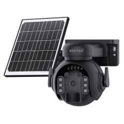 SECTEC smart ηλιακή κάμερα ST-515C-3M-5W-BK, 3MP, WiFi, SD, PTZ, IP65