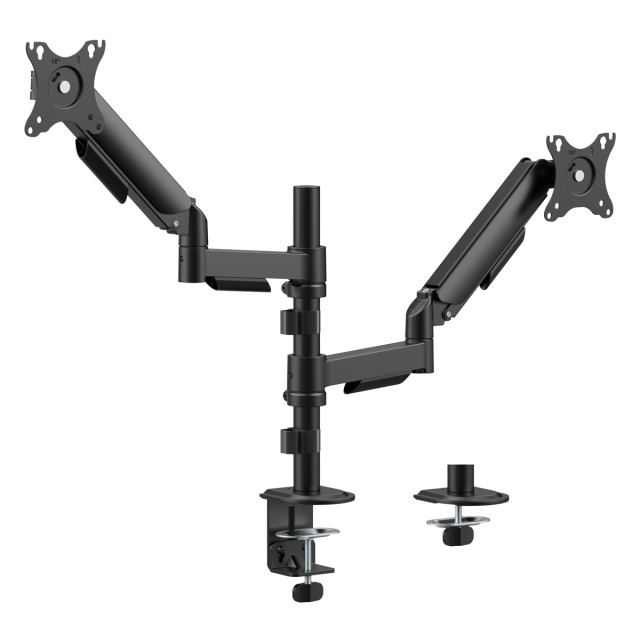 BRATECK βάση γραφείου για 2x οθόνες LDT97-C024PE, 17-32", έως 9kg BRATECK βάση γραφείου για 2x οθόνες LDT97-C024PE, 17-32", έως 9kg