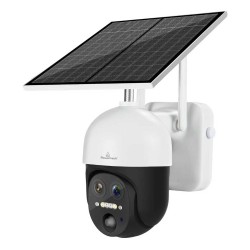 POWERTECH smart ηλιακή κάμερα PT-1497, dual lens, 3MP, 4G, PTZ, SD, IP65