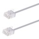 POWERTECH καλώδιο δικτύου CAB-N441, Cat 6A U/UTP, ultra slim, copper, 500MHz, 2m, γκρι