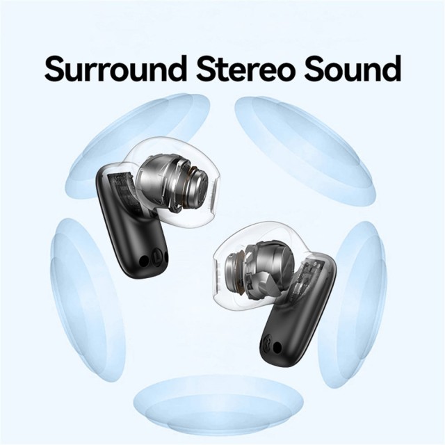 USAMS earphones με θήκη φόρτισης ID25, TWS, Φ13mm, 30/230mAh, λευκά USAMS earphones με θήκη φόρτισης ID25, TWS, Φ13mm, 30/230mAh, λευκά