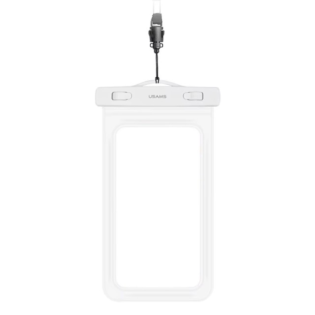 USAMS αδιάβροχη θήκη smartphone US-YD011, έως 7", IPX8, λευκή USAMS αδιάβροχη θήκη smartphone US-YD011, έως 7", IPX8, λευκή