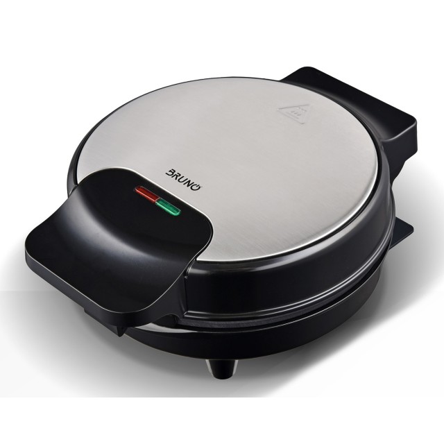 BRUNO BRN-0253 Βαφλιέρα 1000W, στρόγγυλη 19εκ., βαθιά, inox-μαύρη BRUNO BRN-0253 Βαφλιέρα 1000W, στρόγγυλη 19εκ., βαθιά, inox-μαύρη