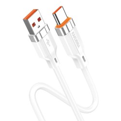 KAKUSIGA καλώδιο USB-C σε USB KSC-995, σιλικόνης, 5A, 480Mbps, 1m, λευκό