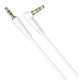 KAKUSIGA καλώδιο ήχου 3.5mm KSC-521, AUX, 90°, HiFi 1m, λευκό