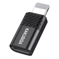 KAKUSIGA αντάπτορας Lightning σε USB-C KSC-1408, 480Mbps, 2A, μαύρος