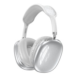 KAKUSIGA headphones KSC-1466, ασύρματα & ενσύρματα, micro SD, 40mm, 400mAh, ασημί