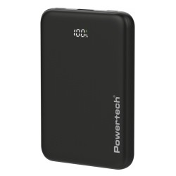 POWERTECH power bank PT-1502 με οθόνη, 10000mAh, 22.5W, μαύρο