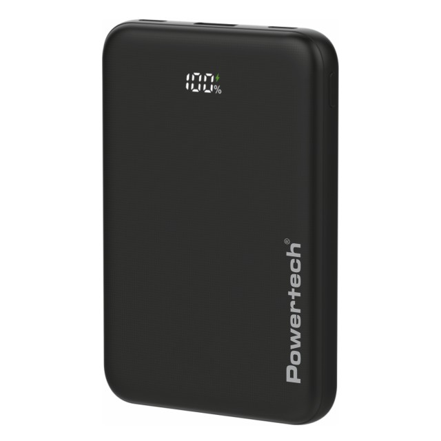 POWERTECH power bank PT-1502 με οθόνη, 10000mAh, 22.5W, μαύρο POWERTECH power bank PT-1502 με οθόνη, 10000mAh, 22.5W, μαύρο