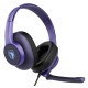 SADES gaming headset UPOWER, 3.5mm σύνδεση, 40mm, μωβ SADES gaming headset UPOWER, 3.5mm σύνδεση, 40mm, μωβ
