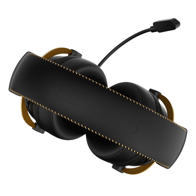 SADES gaming headset Alchemist, USB σύνδεση, 50mm, V7.1 surround, ENC, RGB, multi-platform, μαύρο SADES gaming headset Alchemist, USB σύνδεση, 50mm, V7.1 surround, ENC, RGB, multi-platform, μαύρο